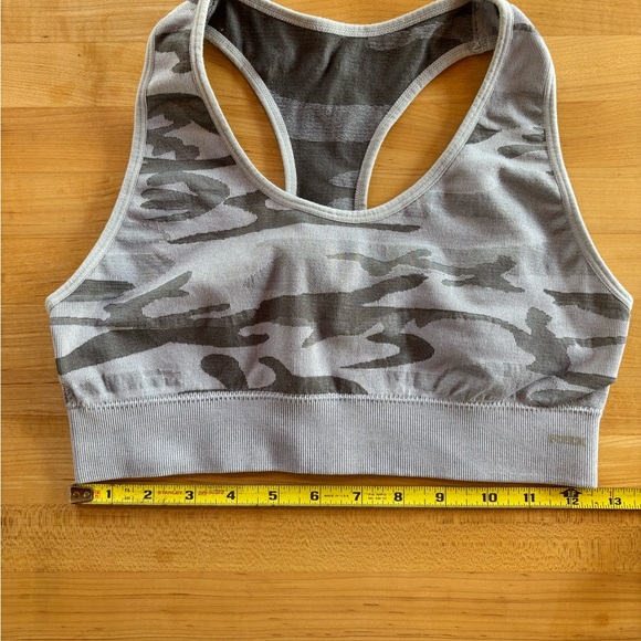 Reebok Gray Camouflage Sports Bra - Picture 2 of 4